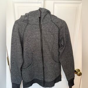 lululemon athletica Gray Zip Up Sweater